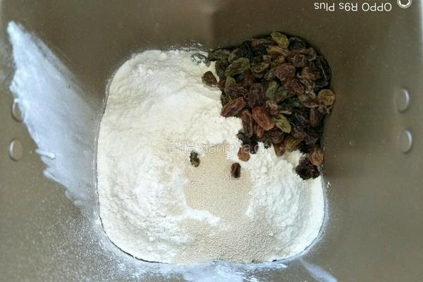 酸奶葡萄干吐司面包的做法图解3