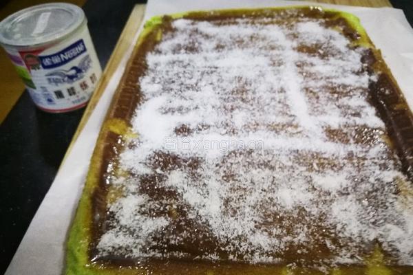 椰蓉蛋卷的做法图解9
