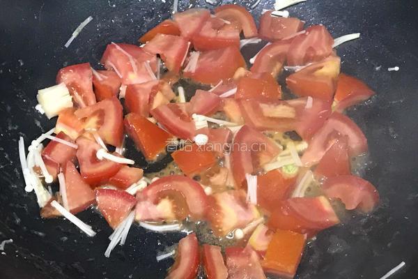 金针菇番茄汤的做法图解6