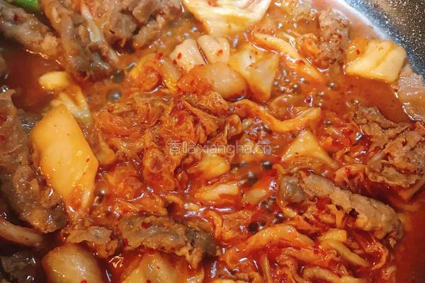 韩式泡菜豆腐汤的做法图解2
