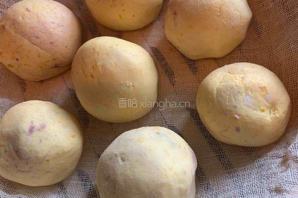 南瓜紫薯糯米滋的做法图解13