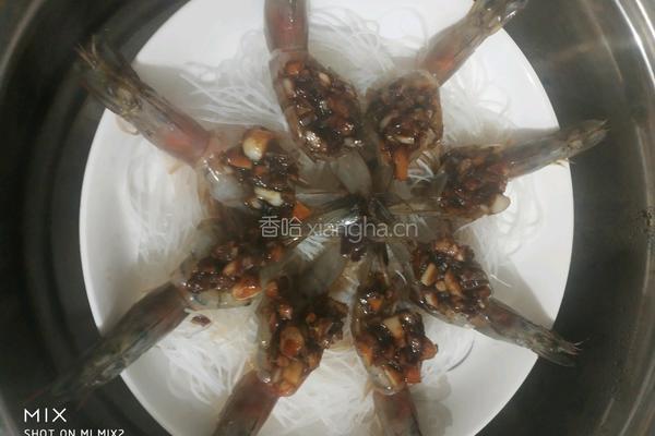 蒜蓉蒸虾的做法图解10