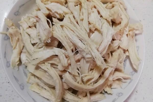 手撕鸡肉的做法图解6