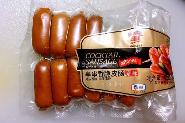 炸脆皮肠的做法图解1