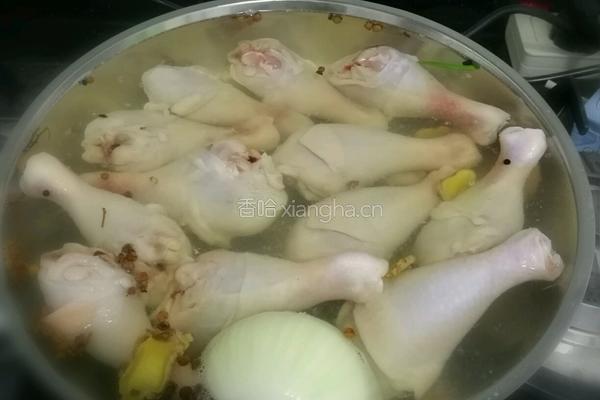 白斩鸡腿（不斩）的做法图解5
