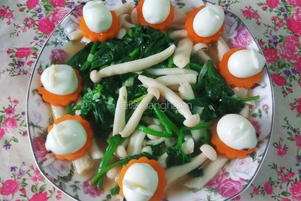 清炒菠菜白玉菇的做法图解7
