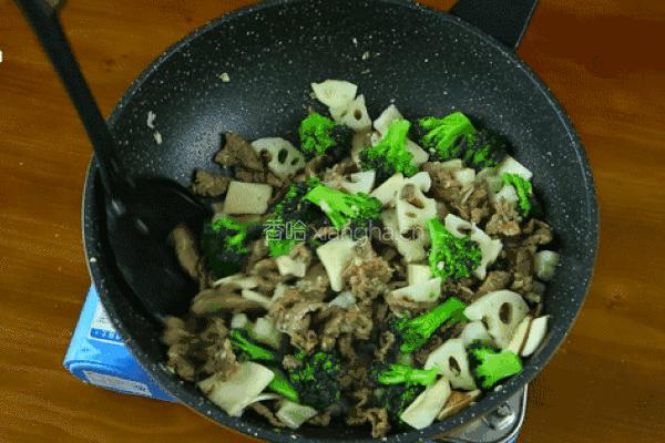 牛肉炒杂菜的做法图解14