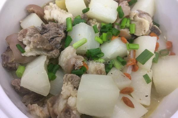 羊肉炖萝卜的做法图解5