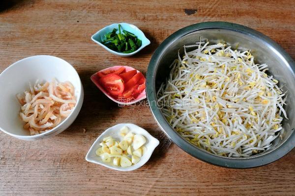 酸香豆芽的做法图解1