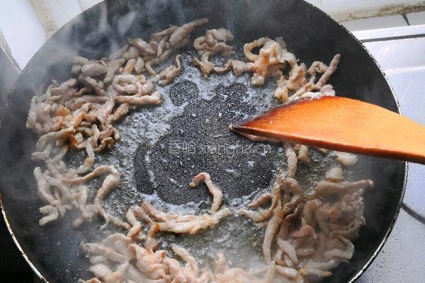 豆角炒肉的做法图解5
