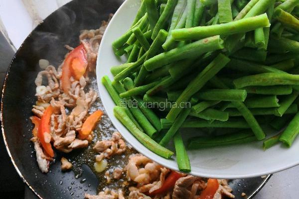 豆角炒肉的做法图解7