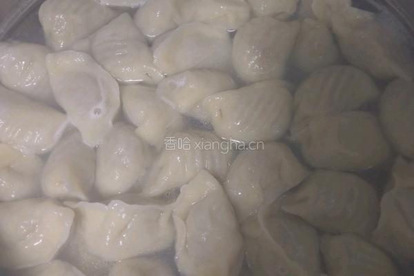 一个肉丸的大饺子的做法图解3