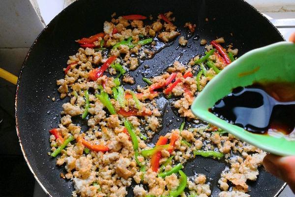 肉沫南瓜丝的做法图解9