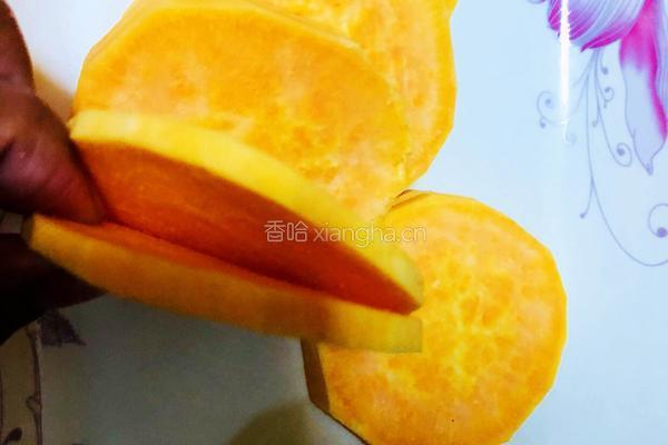 红薯豆沙饼的做法图解1