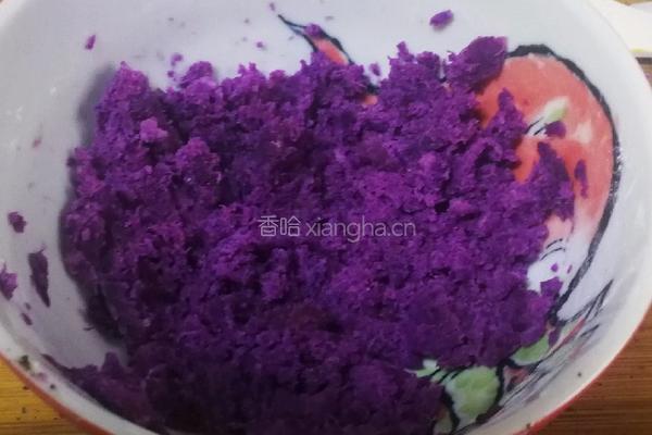 黑芝麻紫薯饼的做法图解8