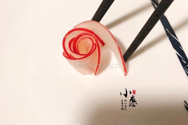 红皮萝卜玫瑰花的做法图解14