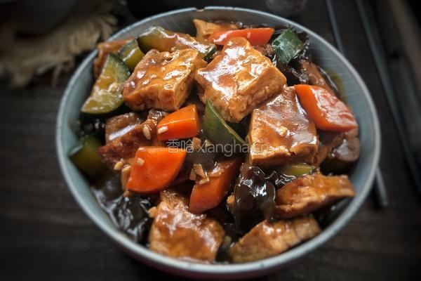 我家的家常豆腐的做法图解12