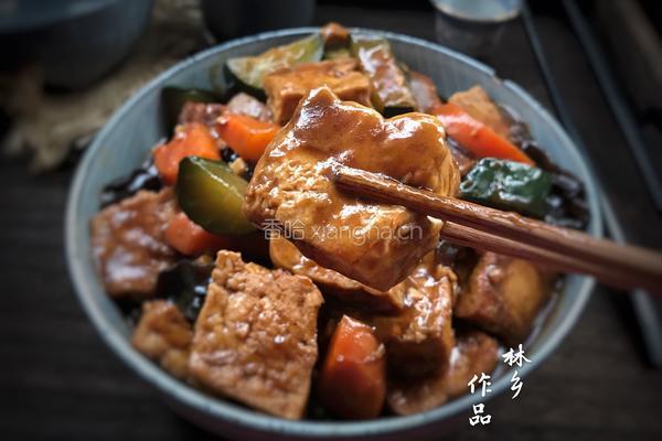 我家的家常豆腐的做法图解13