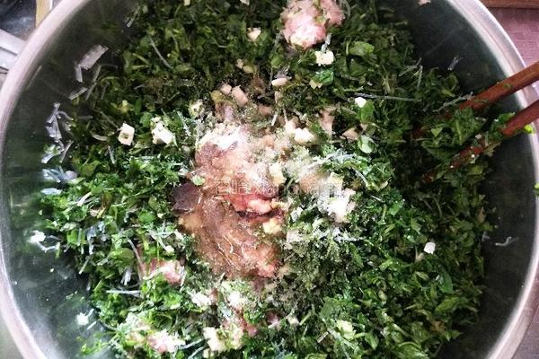 荠菜菜盒子的做法图解6