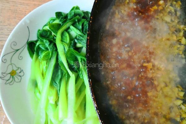 蒜沫小青菜的做法图解9