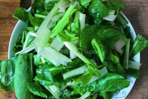 青菜豆腐的做法图解1