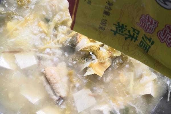 酸菜豆腐鱼的做法图解12