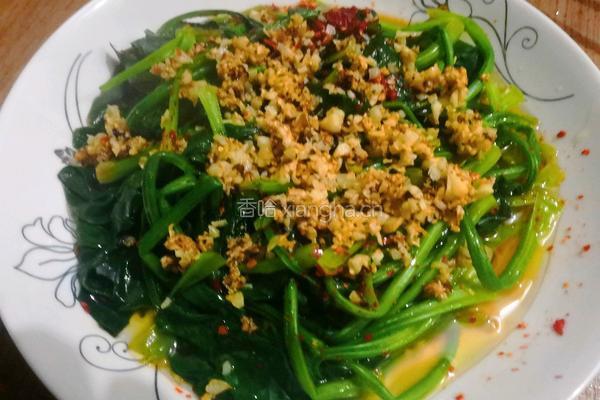 蒜狠辣菠菜的做法图解11