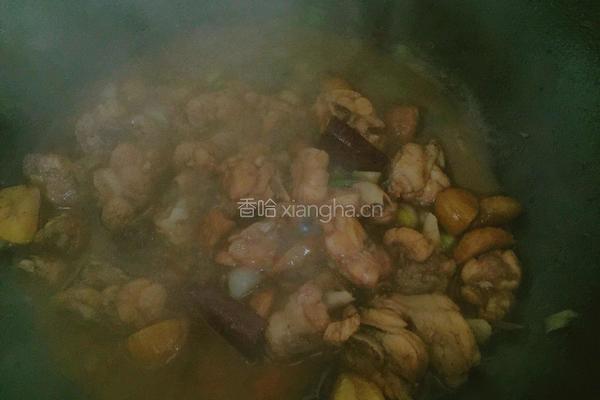 板栗烧鸡腿的做法图解7
