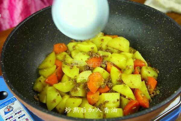 韩式牛肉末炒土豆的做法图解12