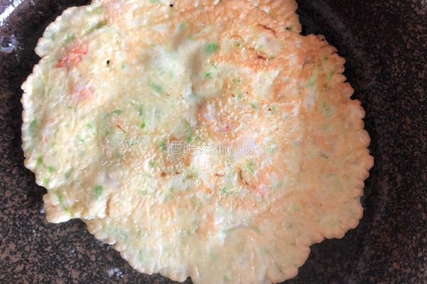 西葫芦虾仁鸡蛋饼