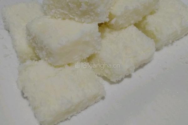 牛奶椰蓉小方的做法图解7