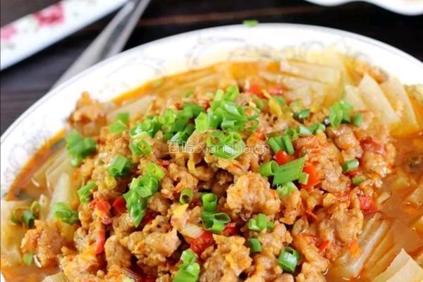 肉末蒸冬瓜