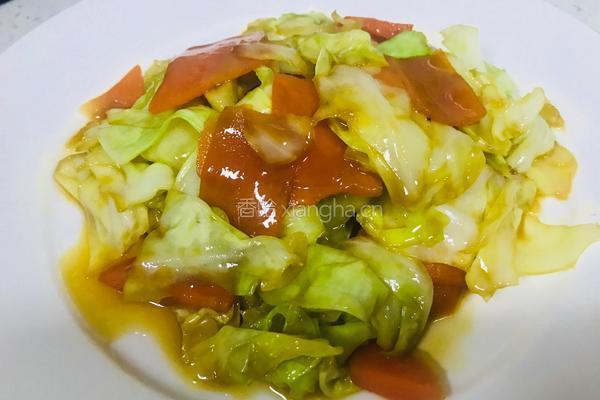 蚝油包菜的做法图解8