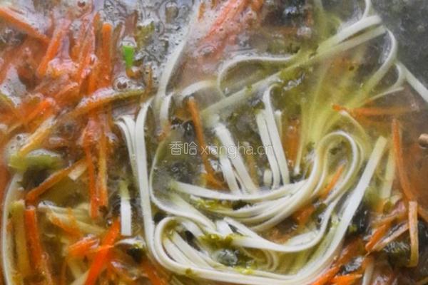 酸菜面的做法图解8