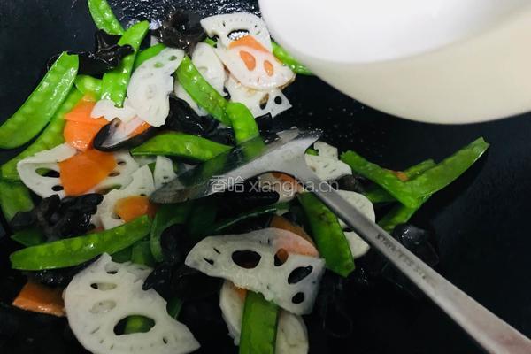 荷塘小炒的做法图解12