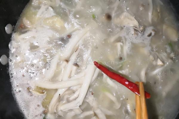 茶树菇炖鸡的做法图解14