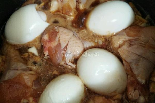 电饭锅鸡腿鸡蛋的做法图解3