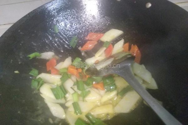 醋炒怀山药的做法图解5