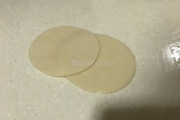 饺子皮馅饼的做法图解1
