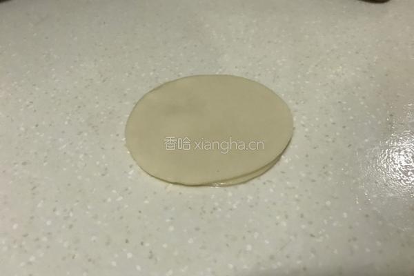 饺子皮馅饼的做法图解2