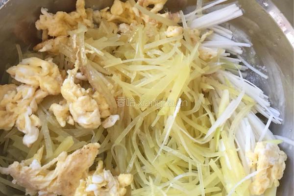 土豆丝卷饼的做法图解8