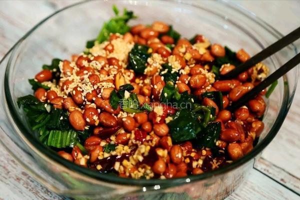 果仁菠菜的做法图解7
