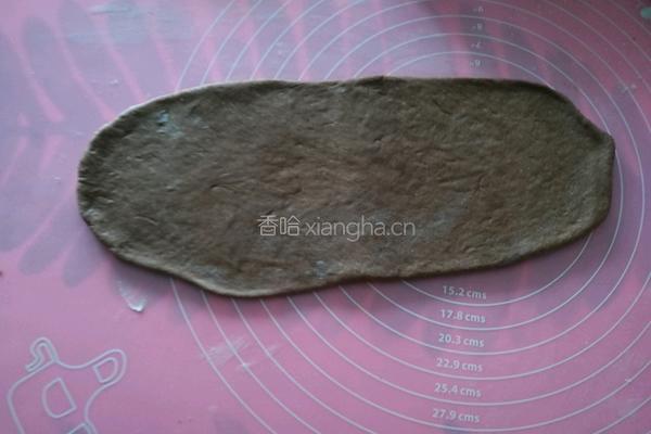 可可麻薯蜜豆软欧的做法图解5