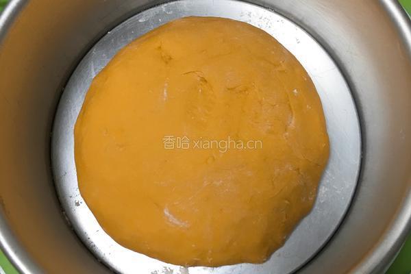 南瓜喜饼+芝麻核桃味的做法图解6