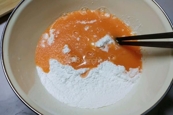 胡萝卜豆沙饼的做法图解4