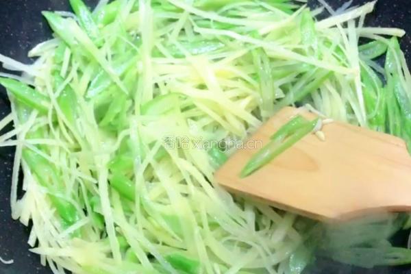 素炒双丝的做法图解7