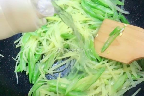 素炒双丝的做法图解8