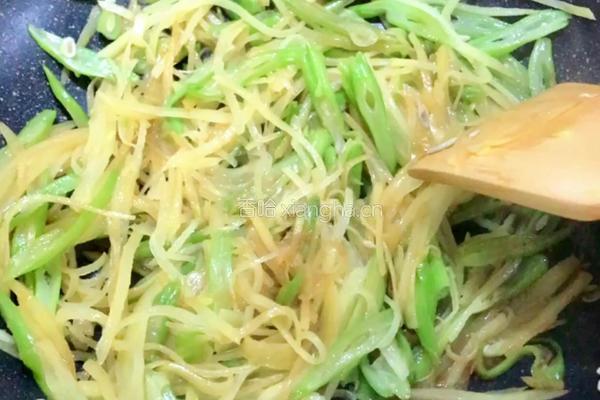 素炒双丝的做法图解11