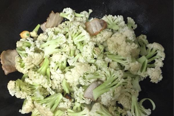 爆炒有机菜花的做法图解5