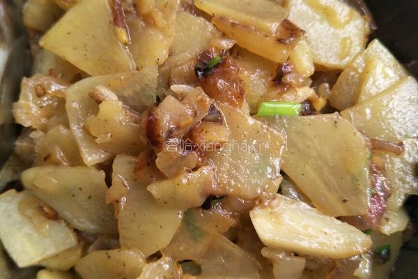 腊肉炒土豆的做法图解5